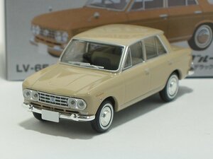 ダットサン ブルーバード 1200デラックス（ベージュ） 63年式 LV-65d【トミーテック社1/64ミニカー】【トミカの時】