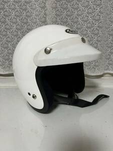 ARAI バイク用 ジェットヘルメット S-70 59-60cm Lサイズ 白 ホワイト アライ