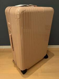 未使用 RIMOWA ESSENTIAL CHECK IN-L 85L エッセンシャルチェックインL デザートローズ　TSAロック リモワ　スーツケース