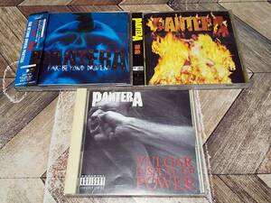 CD3枚セット パンテラ / PANTERA / VULGAR DISPLAY OF POWER+the great southern trendkill+REINVENTING THE STEEL / 俗悪+悩殺+激鉄