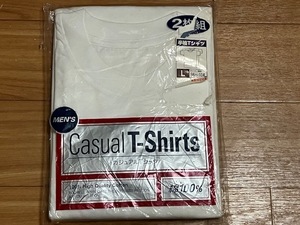■しまむら■メンズ用半袖Tシャツ（サイズL）2枚組、送料185円