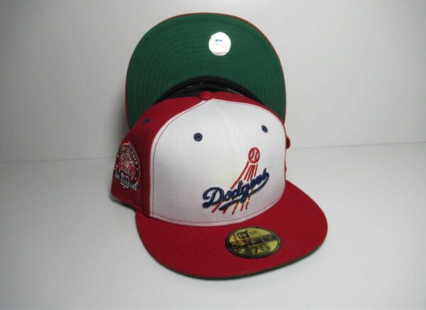 Exclusive NEW ERA 59fifty　Los Angeles Dodgers　White×Navy×Red 