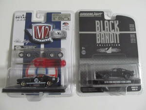 1/64 M2マシーン 1965 Shelby GT350とグリーンライト 1978 FORD MUSTANG KING COBRA 2台セット　ムスタング　キングコブラ　シェルビー　