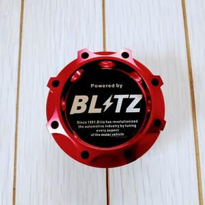 オイルフィラーキャップ☆BLITZ ブリッツ★スバル用BRZ メタルレッド