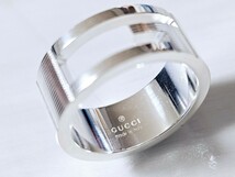 2023年購入！未使用☆GUCCI グッチ Gリング 925Silver(13号) 定価26,400円_画像2