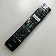 C1H484 【送料１８５円】 TV リモコン / シャープ SHARP GA881WJSA 動作確認済み★即発送★ テレビ_画像2