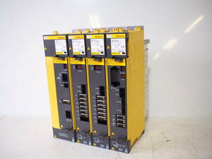 ☆【1T1129-28】FANUC ファナック A06B-6110-H015/A06B-6111-H006#H550 2台 /A06B-6114-H209 計4台セット サーボアンプモジュール ジャンク