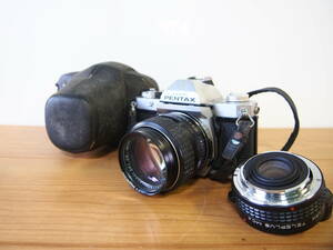 ☆【1T1124-2】 ASAHI PENTAX ペンタックス K2 テレプラス付 一眼カメラ ジャンク