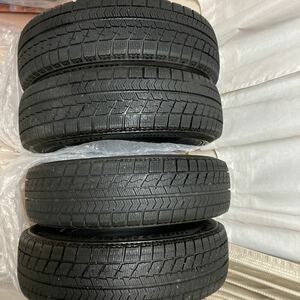 送料無料★ブリザックVRX 155/70R13 中古4本セット　6〜7分山 アトレー、マーチ、ミライース