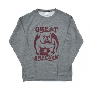 貴重 廃業 放出 日本製 新品未使用 オリジナルジョン original john SWEATJUMPER-BULLDOG-GREY/NATURAL サイズ