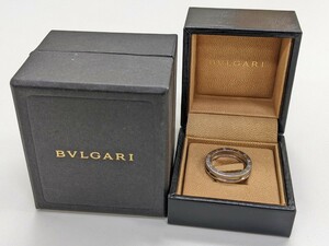 ☆ BVLGARI ブルガリ ビーゼロワン リング　59 750 刻印 19号　箱付き