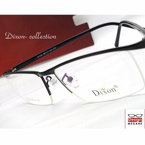 【度付レンズ無料は当店だけ】 眼鏡一式☆度入UVレンズ込★designメガネ★Dixon Collection ハーフリム(近視、乱視、老眼 伊達 全て対応)