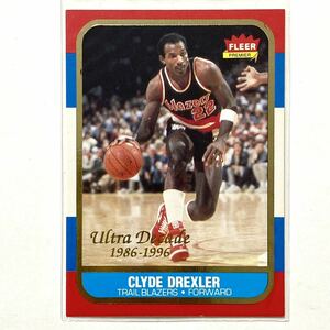 Clyde Drexler 1996-97 Fleer Ultra Decade RC Reprint ★ クライド ドレクスラー NBAカード