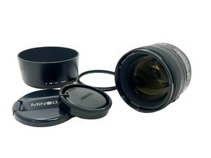 MINOLTA/ミノルタ AF 85mm F1.4 (22) 中望遠/単焦点レンズ SONY αマウント フード/キャップ他付属 一眼レフカメラ用 現状品 (44994OT4)