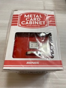 未使用 ダルトン メタルカードキャビネット DULTON'S BONOX Metal Card Cabinet ミニチュア