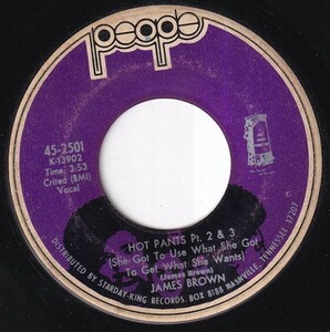 James Brown - Hot Pants Pt. 1 / Hot Pants Pt. 2 & 3 (C) J700