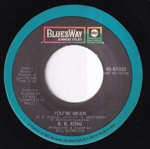 B.B. King - The Thrill Is Gone / You're Mean (A) J007