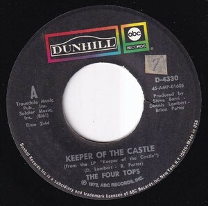 The Four Tops - Keeper Of The Castle / Jubilee With Soul (A) I698