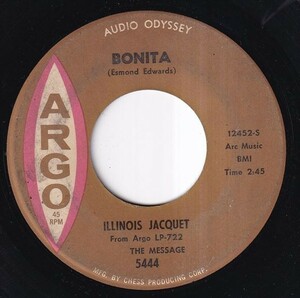 Illinois Jacquet - The Message / Bonita (C) J360