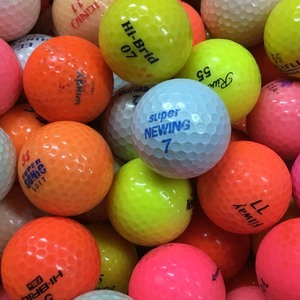 ロストボール ブランド混合 カラーボール 100個 Bランク 中古 ゴルフボール ロスト エコボール 送料無料