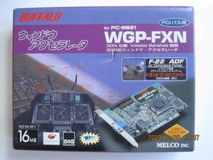 BUFFALO WGP-FX16N for PC-9821 3dfx Voodoo Banshee 16MB PCI 動作確認済
