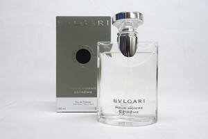 ◆中古品◆BVLGARI ブルガリ POUR HOMME EXTREME プールオム エクストレーム オードトワレ 100ml 箱付き◆残量多い