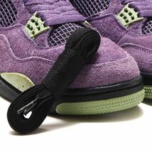  NIKE WMNS AIR JORDAN 4 JORDAN 4 RETRO CANYON PURPLE AQ9129-500ナイキ エアジョーダン4レトロ キャニオン パープル WMNS 23cm_画像7