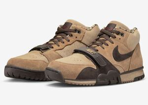 Nike Air Trainer 1 Shima Shima Hay Baroque Brown-Taupe-Varsity Red DV6998-200ナイキ エアトレーナー1 しましまバロックブラウン27.5cm