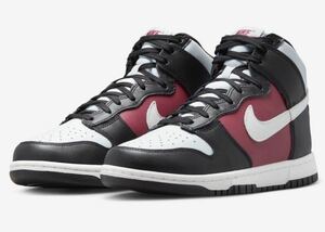 Nike Wmns Dunk High Rosewood Black Pure Platinum DD1869-005ナイキ ウィメンズ ダンク ハイ ローズウッド WMNS 25.5cm 定価15400円