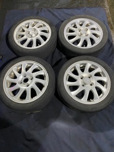 L375S タントカスタム 純正 アルミホイール 15×4.5J オフセット45 205/65/R15 WINRUNタイヤ ☆店頭手渡し歓迎☆千葉市若葉区から出品☆