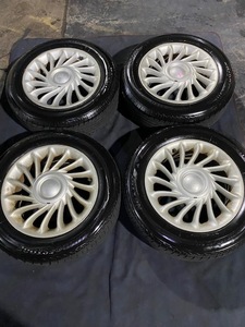 NCP31 bB 純正 アルミホイール 15×6J オフセット39 185/65/R15 ブリヂストンタイヤ ☆店頭手渡し歓迎☆千葉市若葉区から出品☆