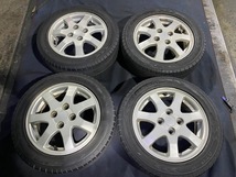 L650S ミラジーノ 純正 アルミホイール 14×4.5J オフセット45 155/65/R14 エコノミストタイヤ ☆店頭手渡し歓迎☆千葉市若葉区から出品☆_画像1