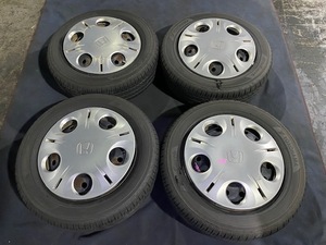 JB5 ライフ ホイールキャップ付 鉄ホイール 13×4.00B 155/65/R13 2023年製 ヨコハマタイヤ ☆店頭手渡し歓迎☆千葉市若葉区から出品☆