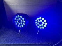 LEDパーライト 18x12W RGBW 2台セット_画像6