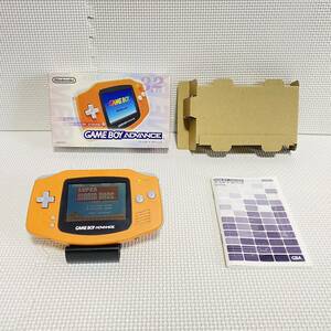 1円☆ 箱 説明書☆ 任天堂 ゲームボーイ アドバンス オレンジ AGB-001 GBA Nintendo GAMEBOY ADVANCE ニンテンドー 本体 