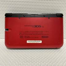 1円☆ ニンテンドー3DS LL レッド × ブラック Nintendo 任天堂 SPR-001(JPN) ゲーム機 本体 DS 3DSLL 赤 黒 タッチペン欠品 動作品_画像6