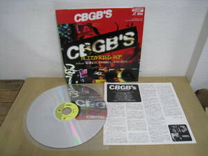 「5123/I7D」　帯付　LD　レーザーディスク　洋楽　Blondie　Ramones　The Dead Boys「CBGBs Blitzkrieg Bop」