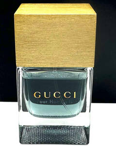 ★グッチ香水・GUCCI POUR HOMME II EDT.1.7FL.OZ. 50ml ★開封展示USED/残量約90% 約45ml/地下冷暗倉庫保管/箱無・廃盤・入手困難品