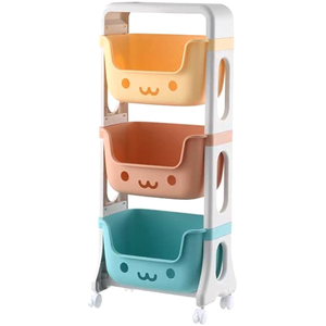  toy storage shelves toy box picture book shelves picture book la crack for children toy storage basket 3 step 3 trout stopper attaching with casters .YM513