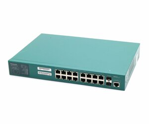 Panasonic Switch-M16eg 16 Port 1000Base-T (из которых 2 порта SFP-общий) L2 Переключатель VLAN соответствующие настройки инициализируются