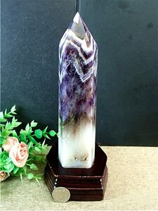【限定品】天然～愛の守護石～夢幻紫水晶アメジスト六角柱0816-YS177G2-94G24Z