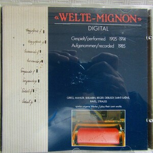 【独盤】デジタルで蘇る1904年にヴェルテ＝ミニョン自動ピアノ　グリーグ/マーラー/スクリャービン/サン=サーンスほか　1986年