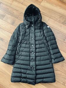 ○モンクレール　MONCLER○JURA ロング　ダウン　ジャケット　ブルゾン　コート　アウター　レディース　00 国内　正規品　黒　ブラック