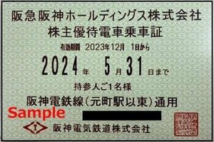 一部送料込◆阪神電鉄◆ 株主優待乗車証 電車全線 定期型001