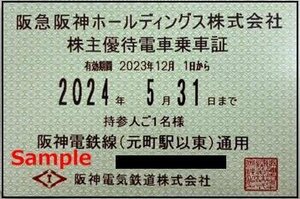 一部送料込◆阪神電鉄◆ 株主優待乗車証 電車全線 定期型003