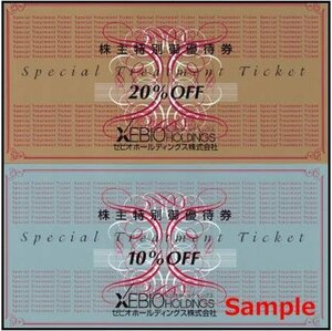 ◆06-10◆ゼビオ 株主優待券 (20％OFF×10枚/10％OFF×40枚) Set-B◆