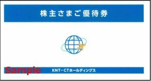 ◆06-01◆KNT-CT 近畿日本ツーリスト 株主優待冊子 (旅行優待券2枚綴り) 1冊B◆