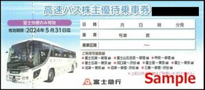 ◆05-02◆富士急行 高速バス株主優待乗車券 2枚set-E◆