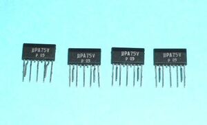 NEC デュアルPNPトランジスタ μPA75V 4個セット(5) 未使用品