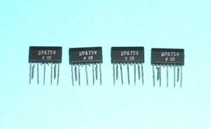 NEC デュアルPNPトランジスタ μPA75V 4個セット(4) 未使用品